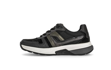 Baskets noires en cuir