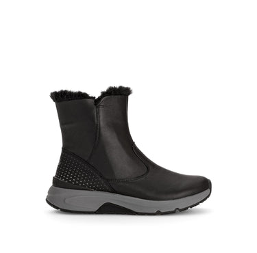 Bottines noires en cuir