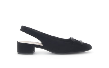 Escarpins noirs en cuir