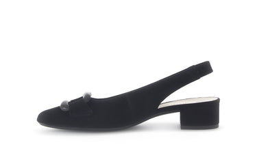 Escarpins noirs en cuir