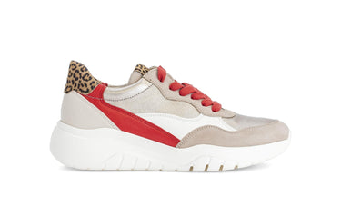 Baskets multicolores en cuir