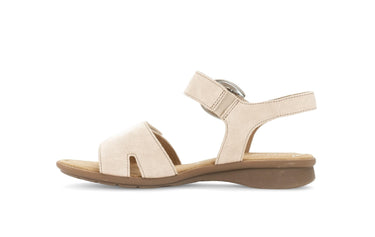 Sandales beiges en cuir