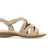 Sandales beiges en cuir nubuck