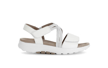 Mules blanches en cuir