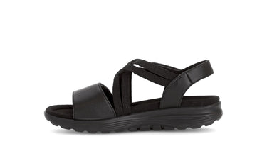 Mules noires en cuir