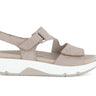 Sandales beiges en nubuk