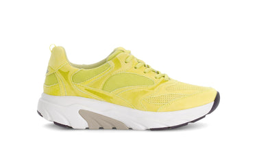 Baskets jaunes en cuir