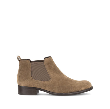 Bottines chelsea marron en cuir