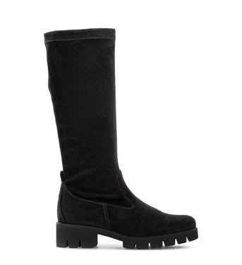 Bottes noires en velours