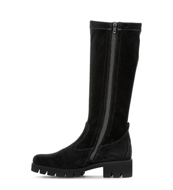 Bottes noires en velours