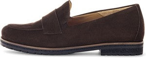 Mocassins marron en cuir