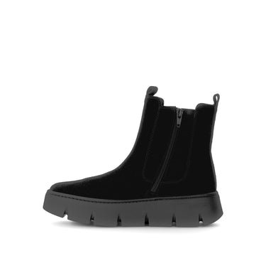 Bottines noires en cuir