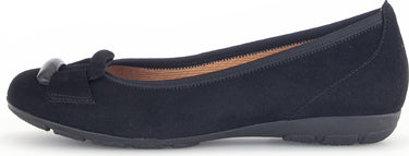 Ballerines noires en cuir