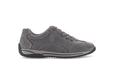 Baskets grises en cuir