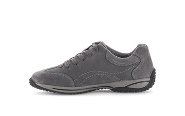 Baskets grises en cuir