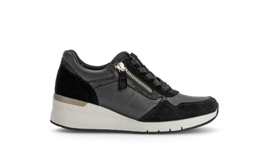 Baskets noires en cuir