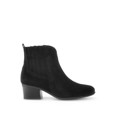 Bottines noires en cuir