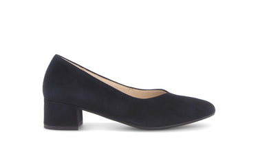 Escarpins bleus en nubuck