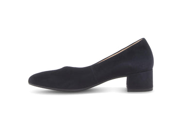 Escarpins bleus en nubuck