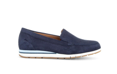 Ballerines bleues en nubuck