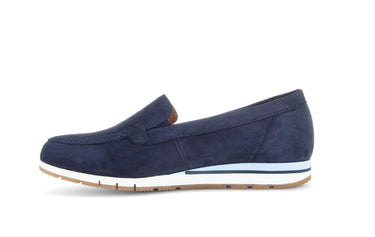Ballerines bleues en nubuck