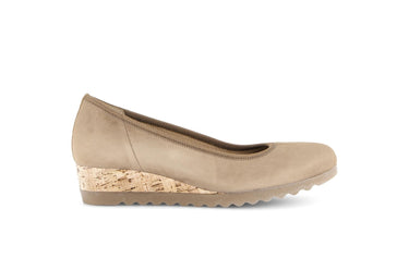 Ballerines beiges en nubuck