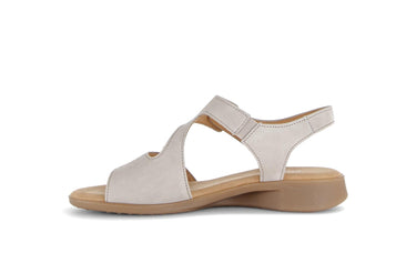 Sandales beiges en cuir