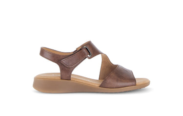 Sandales marron en cuir