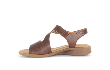 Sandales marron en cuir