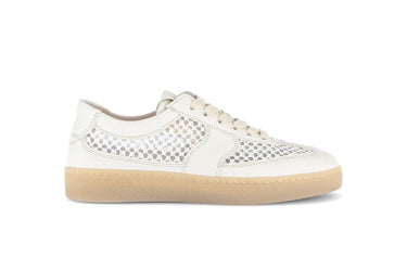 Baskets jaunes en cuir