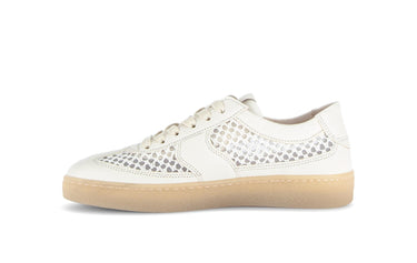 Baskets jaunes en cuir