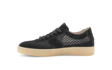 Baskets noires en velours
