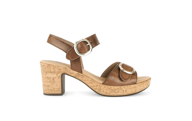 Sandales marron en cuir
