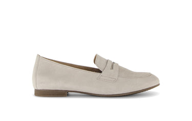 Mocassins beige en nubuck