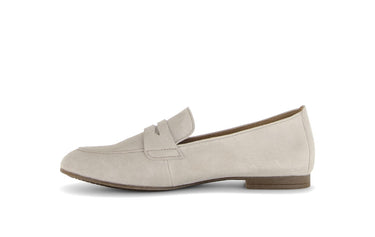 Mocassins beige en nubuck