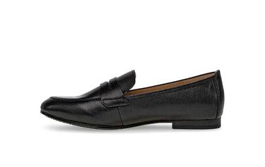 Mocassins noirs en cuir