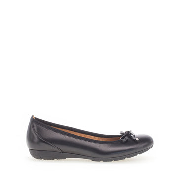 Ballerines noires en cuir