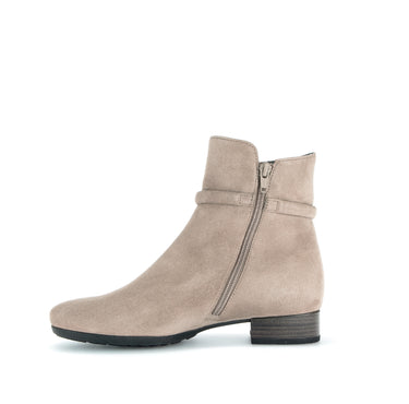 Bottines beiges en suède