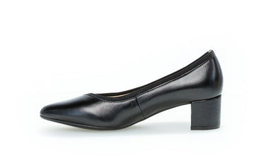 Trotteurs noirs en cuir